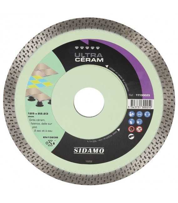 Disque diamant ULTRA CÉRAM 125MM